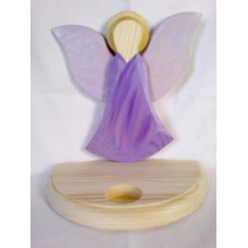 Ljusstake, lila ängel