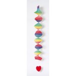 Bambuspiral, Regnbåge, 120 cm Bambuspiral, Regnbåge, 120 cm
