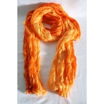 Sidensjal - Orange