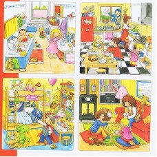 Pussel, Min dag, 4 lager