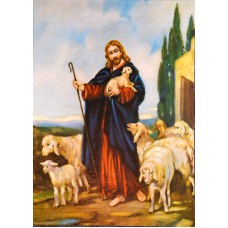 Poster,He1347 Herde med får