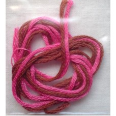 Garn, brun-rosa
