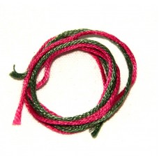 Garn, grön-rosa