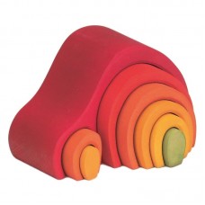 Kulle-stuga, röd, 8 delar