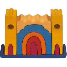 Litet slott, gult, 10 delar