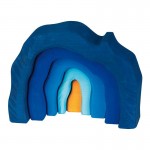 Grotta, blå, 5 delar