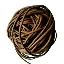 Läderband, 3 mm, per meter