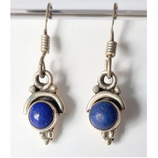 Silver, örhängen Lapis Lasuli