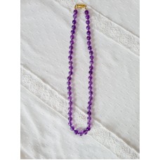 Silver, Collier Ametist
