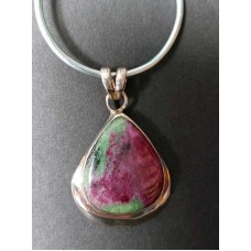 Silver, hänge Rubin-Zoisit