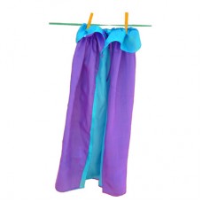 Sidencape, turkos-lila