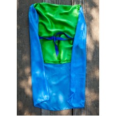 Riddarkostym, grön-blå