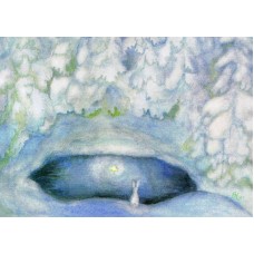 Vykort,A06 Haren och stjärnan