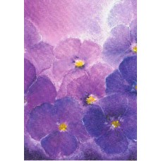 Vykort,BeB1006  Violer