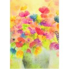 Vykort,BeB1017 Sommarblommor