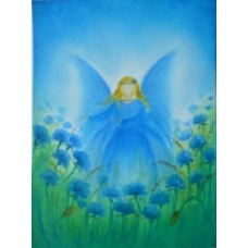 Vykort,BeS1006 Blåklints älva