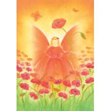 Vykort,BeS1015 Vallmo älva