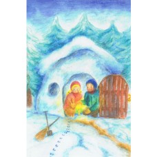 Vykort,M509 Februari