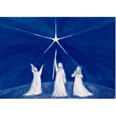 Vykort,M581 Januari Tre vise män