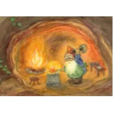 Vykort,M615 Smidande pyssling