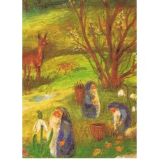 Vykort,M754 Pysslingar om våren