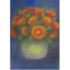 Vykort,M767 Ringblommor