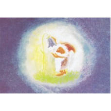 Vykort,M848 Pyssling med blåklocka