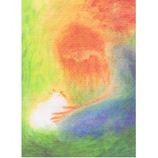 Vykort,M872 Flicka med höna