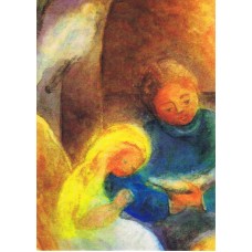 Vykort,M987 Mor läser för barnet