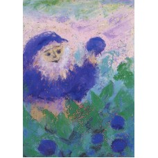 Vykort,R2893 Blå pyssling