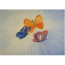 Vykort,R3061 Fjärilar