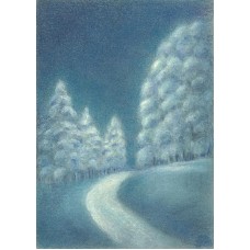 Vykort,R3545 Vinterlandskap