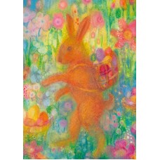 Vykort,R5302 Påskhare