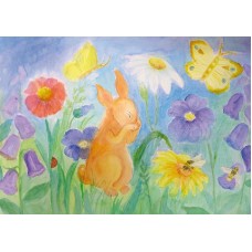 Vykort,R5388 Sommarhare