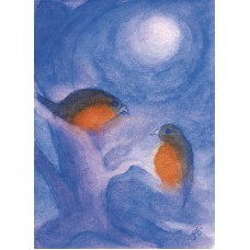 Vykort,R5425 Kvittrande fåglar