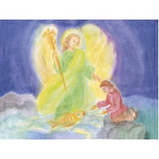 Vykort,R5433 Tobias och ängeln