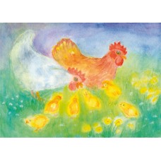 Vykort,R5621 Höns