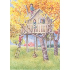 Vykort,R5641 Trädkoja