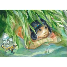 Vykort,Vr013 Den lilla indianen