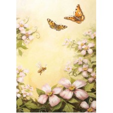 Vykort,W4053 Fjärilar