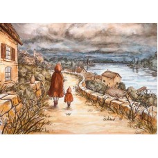 Vykort,W8010 Promenad