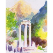 Vykort,Wy Tempel i Aten