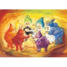 Vykort,Mz212 Snövit och dvärgarna