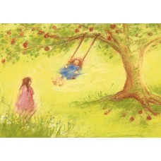 Vykort,Mz327 Gunga i trädet